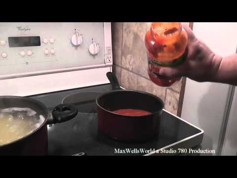 making spagetti and pasta sauce maxwellsworld