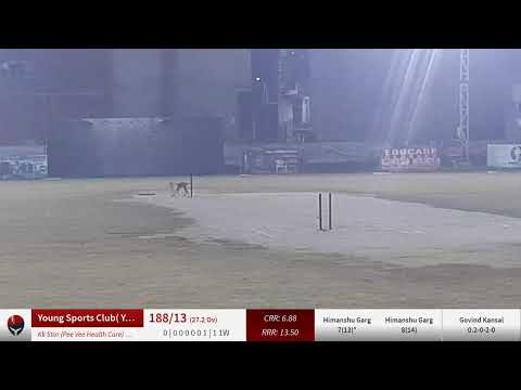 Live Cricket Match | Kk Star (Pee Vee Health Care) vs Young Sports Club( YSC) Bhucho | 16-Nov-21 05: