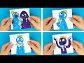 Origin Of BLUE GRIMACE BIRTHDAY SHAKE Easy Paper Craft Idea Drawing Tutorial