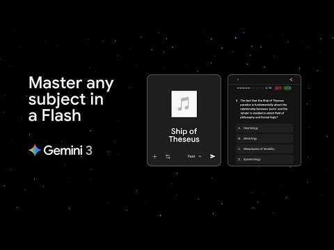 Gemini 3 Flash | Master Any Subject in a Flash