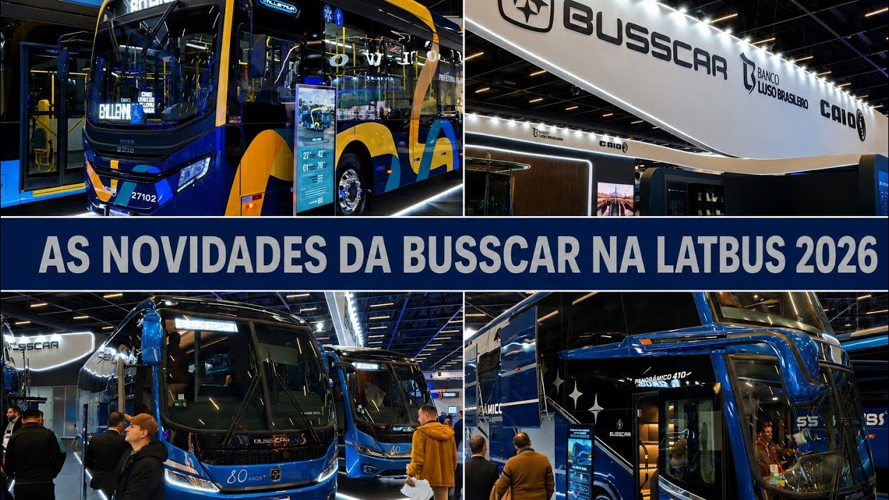 BUSSCAR APRESENTA VEÍCULOS NA LATBUS 2026
