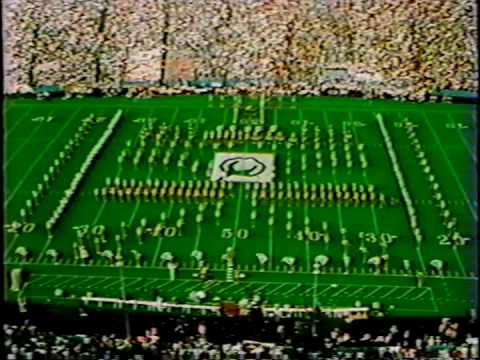 1988 UT Longhorn Band at OU