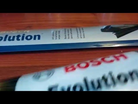 Unboxing - Bosch Evolution Wiper Blades