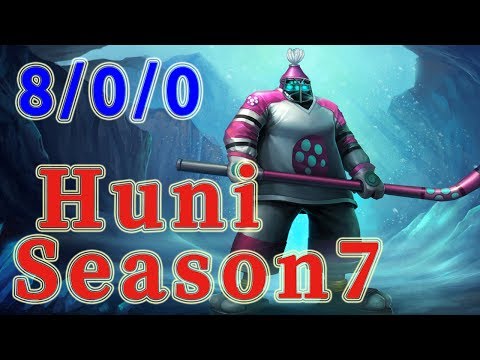 SKT T1 Huni Jax TOP vs Camille Patch 7.13