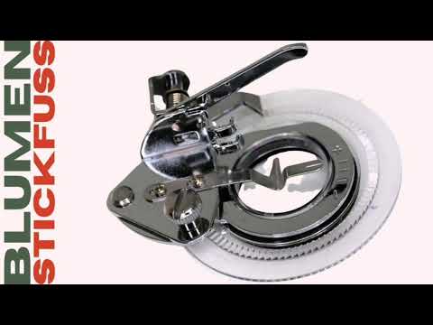 Nähen mit dem Blumenstickfuss