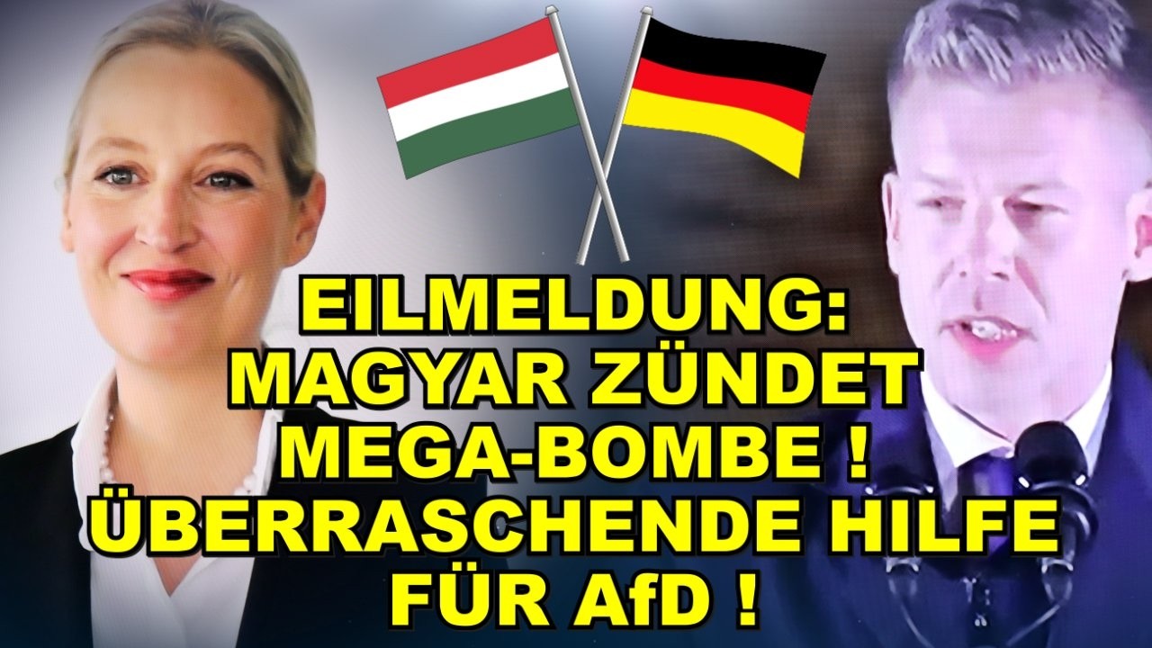 EIL: MAGYAR zündet BOMBE! HILFE FÜR AfD!