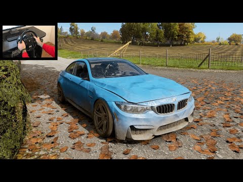 REBUILDING A WRECKED BMW M4 f82 Forza Horizon 4 Gameplay