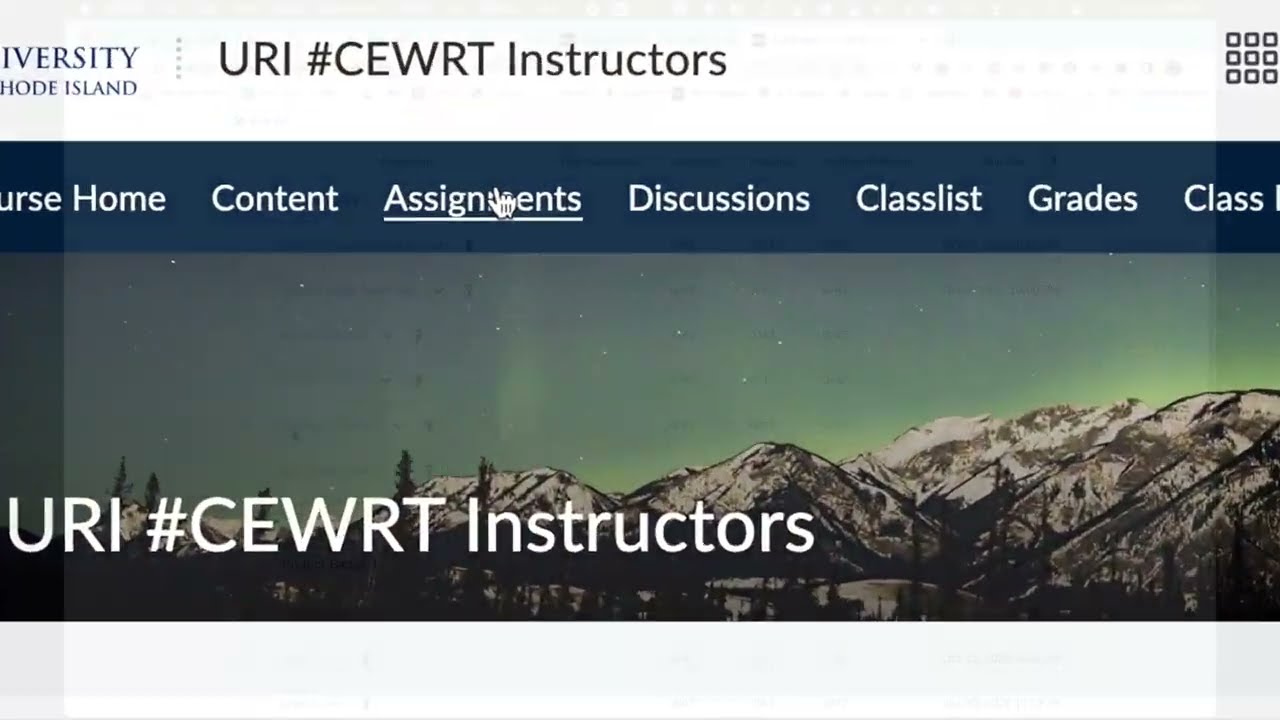 Bulk editing assignment information on Brghtspace