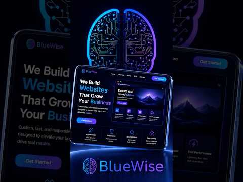 Des sites web modernes conçus pour se démarquer. Créés pour convertir. | Publicité BlueWise par VMM