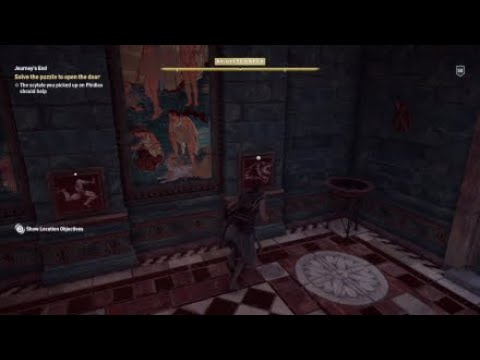Assassin's Creed Odyssey : How To Solve Puzzle Door in Journey's End Secret Room
