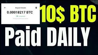 Get $10 BTC Daily from a New Cloud Mining APP in 2024