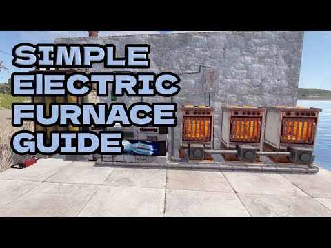 Automatic Ore Smelting With Electric Furnaces | Simple Rust Guide