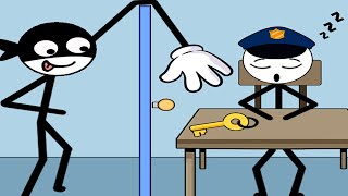 Stick Robber Stealing Games - Fun Stickman Puzzle Games - Levels 1 -100 - Gameplay Walkthrough