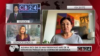 Thelma Aldana acusa al presidente de Guatemala de persecución política