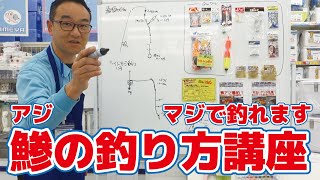 鯵の釣り方講座【遠投サビキ・ライトカゴ釣り】