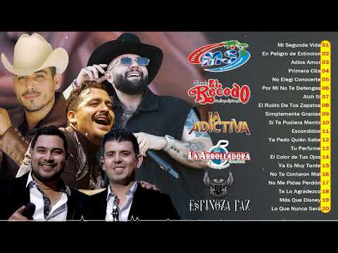 ESPINOZA PAZ, BANDA MS, LA ADICTIVA, CARIN LEON, LA ARROLLADORA, CALIBRE 50 - MIX BANDA ROMÁNTICAS