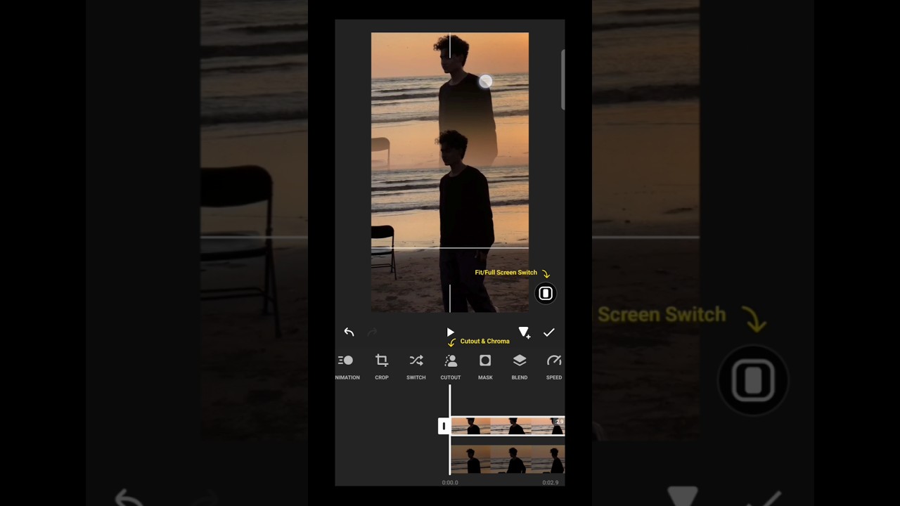 Inshot Video Editor In Mask Layer - Tutorial #inshot