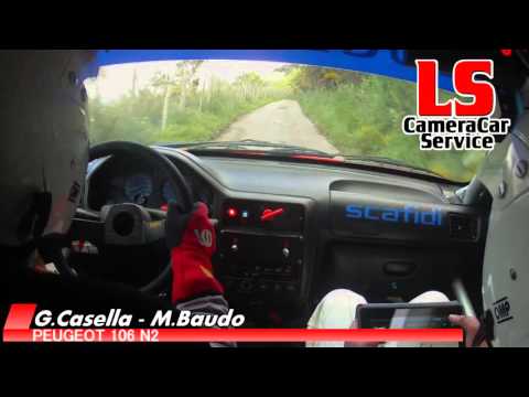 CAMERA CAR G.Casella - M.Baudo al 3°Rally Torri Saracene