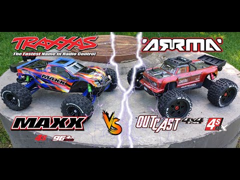 Traxxas Maxx 4s vs Arrma Outcast 4S