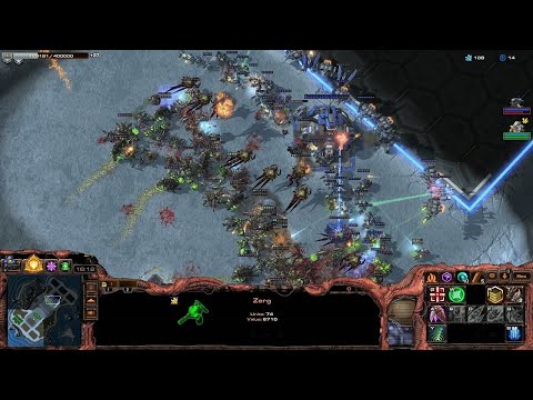Starcraft 2 - Arcade - Direct Strike - 1vs1 - Zerg - #261