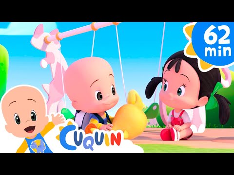 Vamos a la escuela 📚✏️ y más canciones infantiles para bebés con Cleo y Cuquín📚✏️