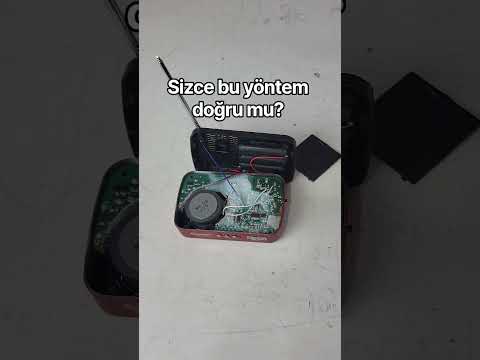 Elektronikçi bir yöntem  bu yöntemi söyledi arıza tespiti yapabiliyormuşuz sizce bu doğru mu?