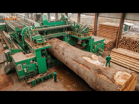 How Logs Become Lumber: Inside America’s $500 Million Timber Industry Producing Perfect Boards