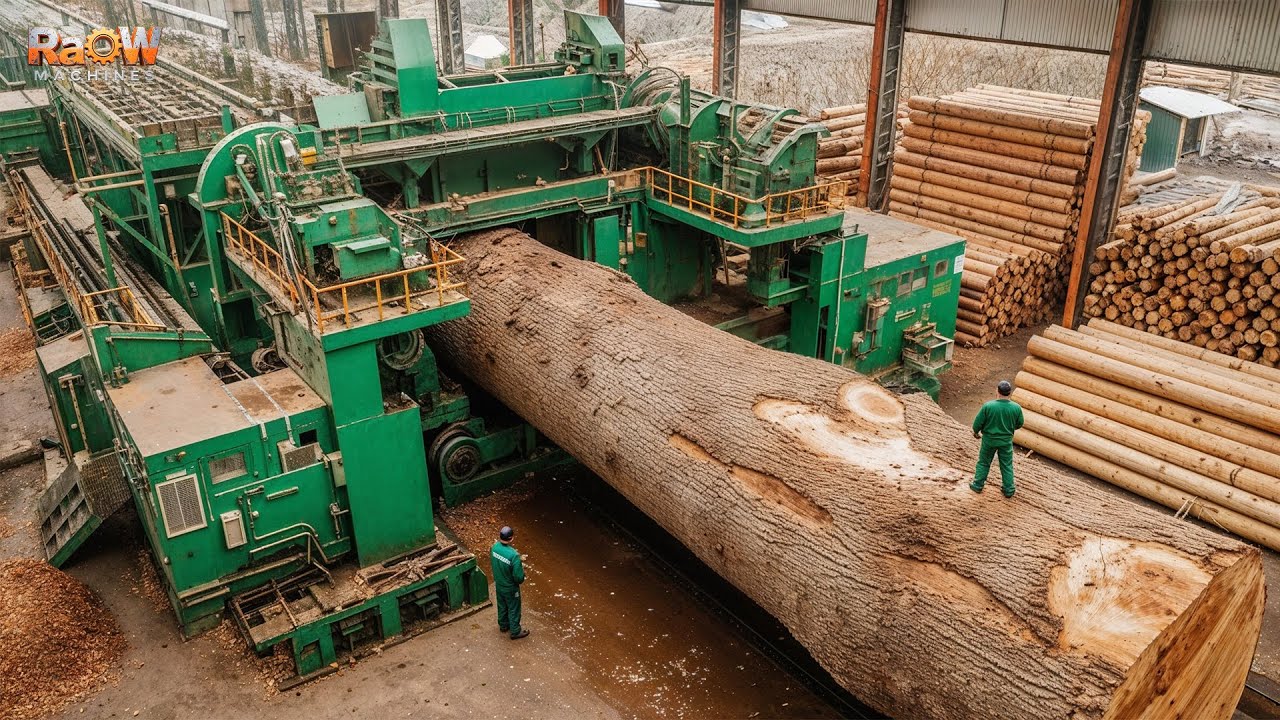 How Logs Become Lumber: Inside America’s $500 Million Timber Industry Producing Perfect Boards