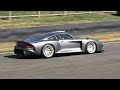 TUTHILL GT ONE Porsche 911 GT1 Restomod First Test Goodwood Motor Circuit Pure Sound