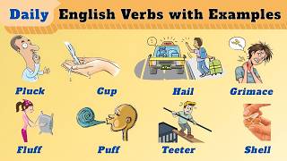 20 Action Verbs in English | Daily Use Vocabulary with Simple Sentences