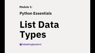 Download the video "List Data Types in Python"