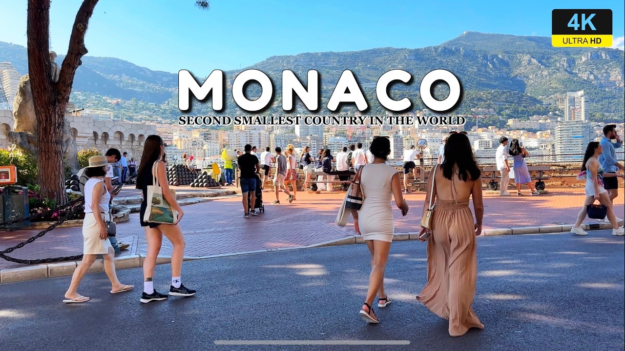 Monte Carlo, Monaco, Step Into The Lap Of Luxury: 4k Walking Tour