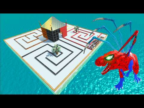 ESCAPE FROM ALIEN T-REX SPIDER SKIN - ARBS - Animal Revolt Battle Simulator