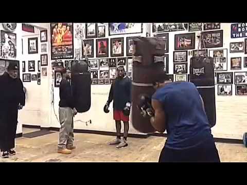 BRUISE CREW: Up and coming Boxer Ronnie Love