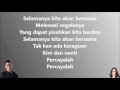 Afgan & Raisa - Percayalah (Lirik Video)