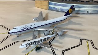 STUNNING 1/400 Scale NG Models Unboxing | Frontier A318 and Ultimate Collection Lufthansa 747-8i