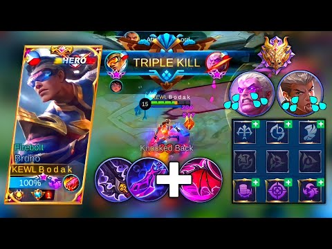 BRUNO BEST BUILD MOBILE LEGENDS | BRUNO BEST BUILD S22 - MASTER BODAK MLBB