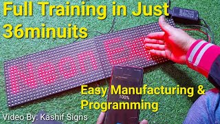Download the video "How to Make LED Board, Moving Messages display Sign  Manufacturing & Programming.HD W02 Programming."