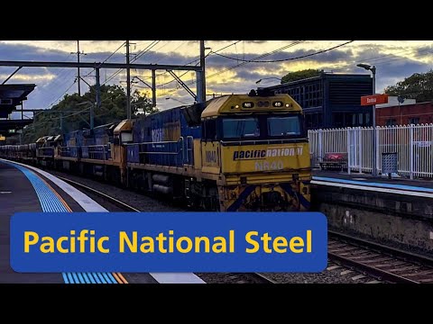 Pacific National Steel Trains - Compilation