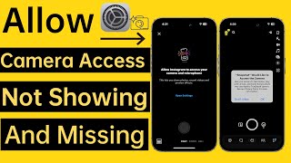 FIX Allow Camera Access Not Showing And  Missing iOS 17 (2024)