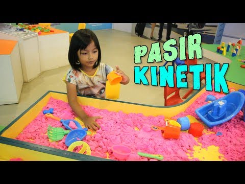 Pixel main Pasir Kinetik warna-warni | Pasir Ajaib | Kinetic Sand | Mainan edukatif Play Sand