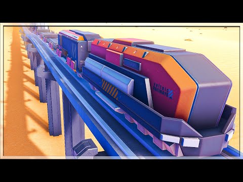 I FORCED So Many Trains To Transport INFINITE Resources | Infraspace
