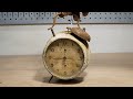 Restoration Old Alarm Clock | I RESTORED this RUSTY ALARM CLOCK from 1955