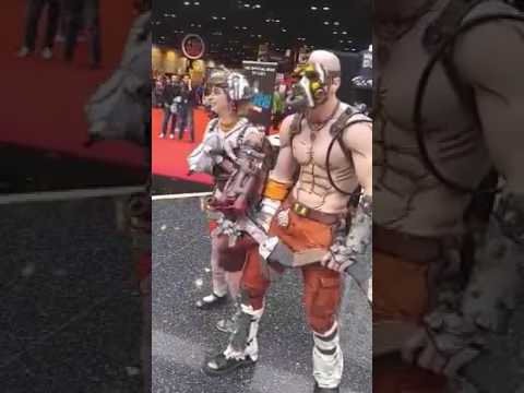 Tiny Tina and Krieg posing for photos