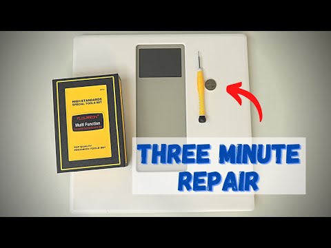 Part of a video titled How to Replace a CR2032 Battery in a Digital Bathroom Scale (Fix “LO ...
