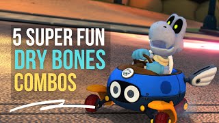 5 Super Fun Dry Bones Combos | Mario Kart 8 Deluxe