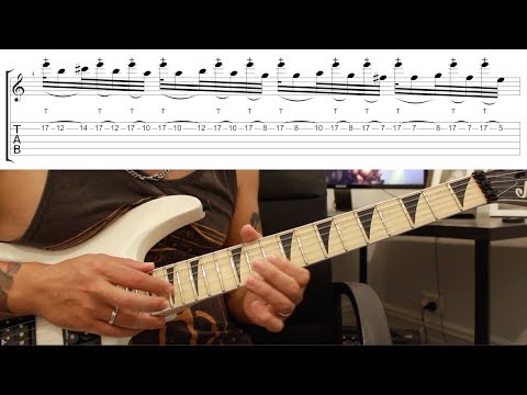 How to play ‘One’ by Metallica Guitar Solo Lesson w/tabs pt3