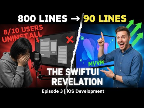 5 SwiftUI Mistakes That Made 8/10 Users DELETE My App (MVVM Tutorial)