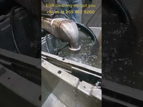 EGR COOLER CLEANING #cleaning #egr_valve #automobile