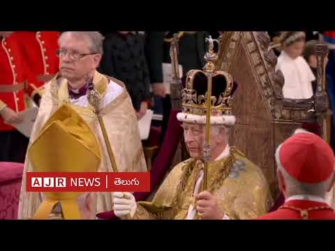 Moment HM King Charles III is crowned in Coronation ceremony
